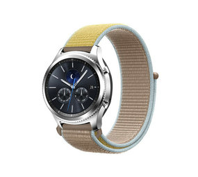 Strap-it Bracelet nylon Samsung Gear S3 (camel)