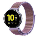 Strap-it Strap-it Bracelet nylon Samsung Galaxy Watch Active (lilas)