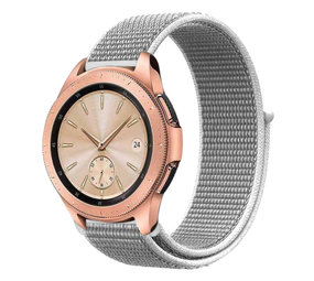 Strap-it Bracelet nylon Samsung Galaxy Watch 42mm (coquillage)