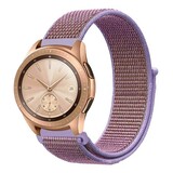 Strap-it Bracelet nylon Samsung Galaxy Watch 42mm (lilas)