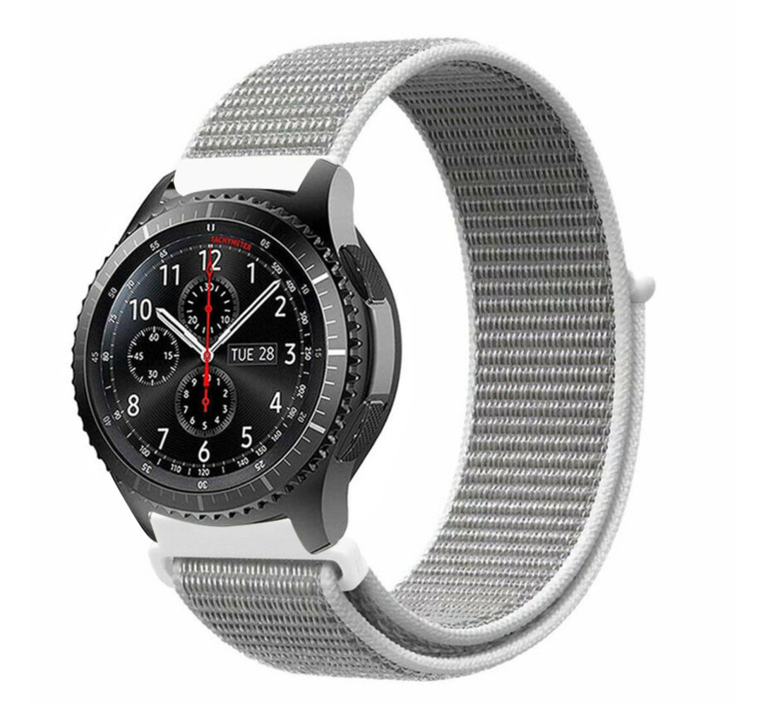 Strap-it Strap-it Bracelet nylon Samsung Galaxy Watch 46mm (coquillage)