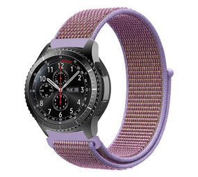 Strap-it Bracelet nylon Samsung Galaxy Watch 46mm (lilas)