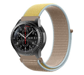 Strap-it Bracelet nylon Samsung Galaxy Watch 46mm (camel)