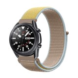 Strap-it Bracelet nylon Samsung Galaxy Watch 3 45mm (camel)