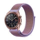Strap-it Bracelet nylon Samsung Galaxy Watch 3 41mm (lilas)