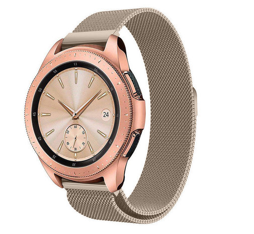 Strap-it Strap-it Bracelet Milanais Samsung Galaxy Watch 42mm (champagne)