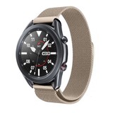 Strap-it Bracelet Milanais Samsung Galaxy Watch 3 45mm (champagne)