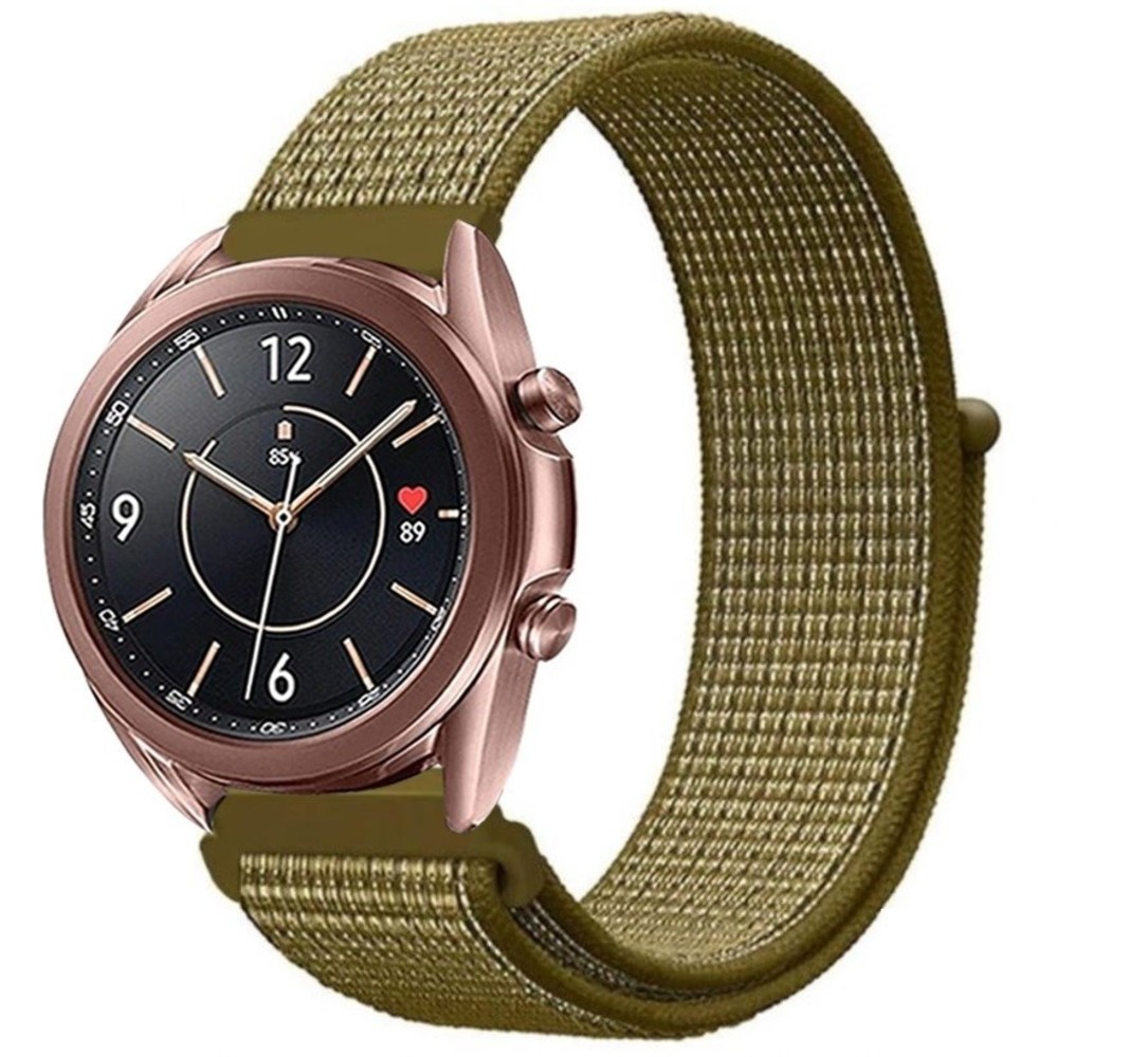 Strap-it Strap-it Bracelet nylon Samsung Galaxy Watch 3 41mm (olive)
