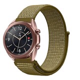 Strap-it Bracelet nylon Samsung Galaxy Watch 3 41mm (olive)
