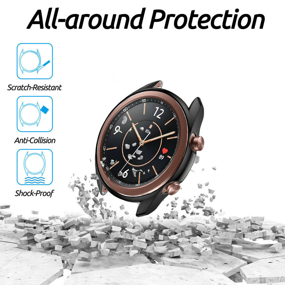 Strap-it Strap-it Coque Samsung Galaxy Watch 3 41mm TPU (noir)