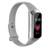 Strap-it Bracelet silicone Samsung Galaxy Fit (gris)