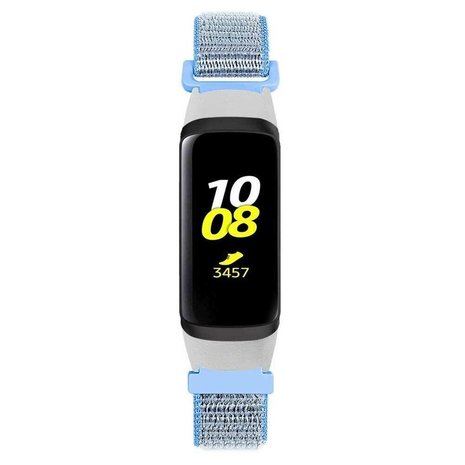 Strap-it Strap-it Bracelet nylon Samsung Galaxy Fit (bleu clair) Strap-it Strap-it Bracelet nylon Samsung Galaxy Fit (bleu clair)