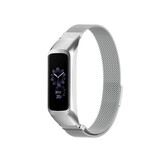 Strap-it Bracelet Milanais Samsung Galaxy Fit 2 (argent)