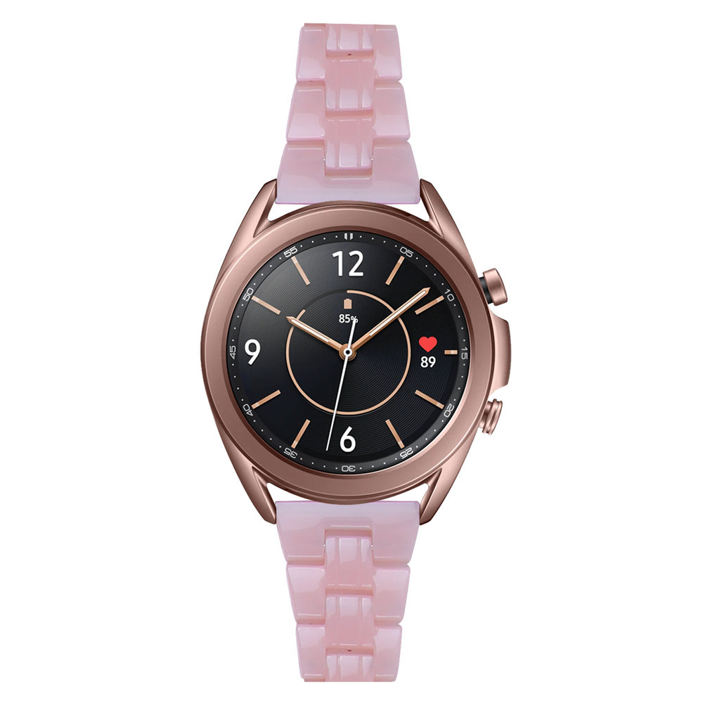 Strap-it Strap-it Samsung Galaxy Watch 3 41mm bracelet résine (rose)