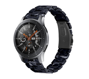Strap-it Bracelet résine Samsung Galaxy Watch 46mm (noir/blanc)