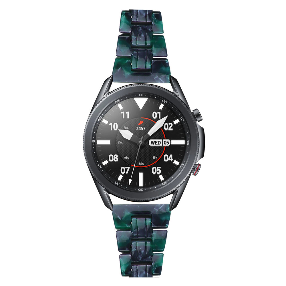Strap-it Strap-it Bracelet résine Samsung Galaxy Watch 3 45mm (vert)