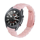 Strap-it Strap-it Bracelet résine Samsung Galaxy Watch 3 45mm (rose)