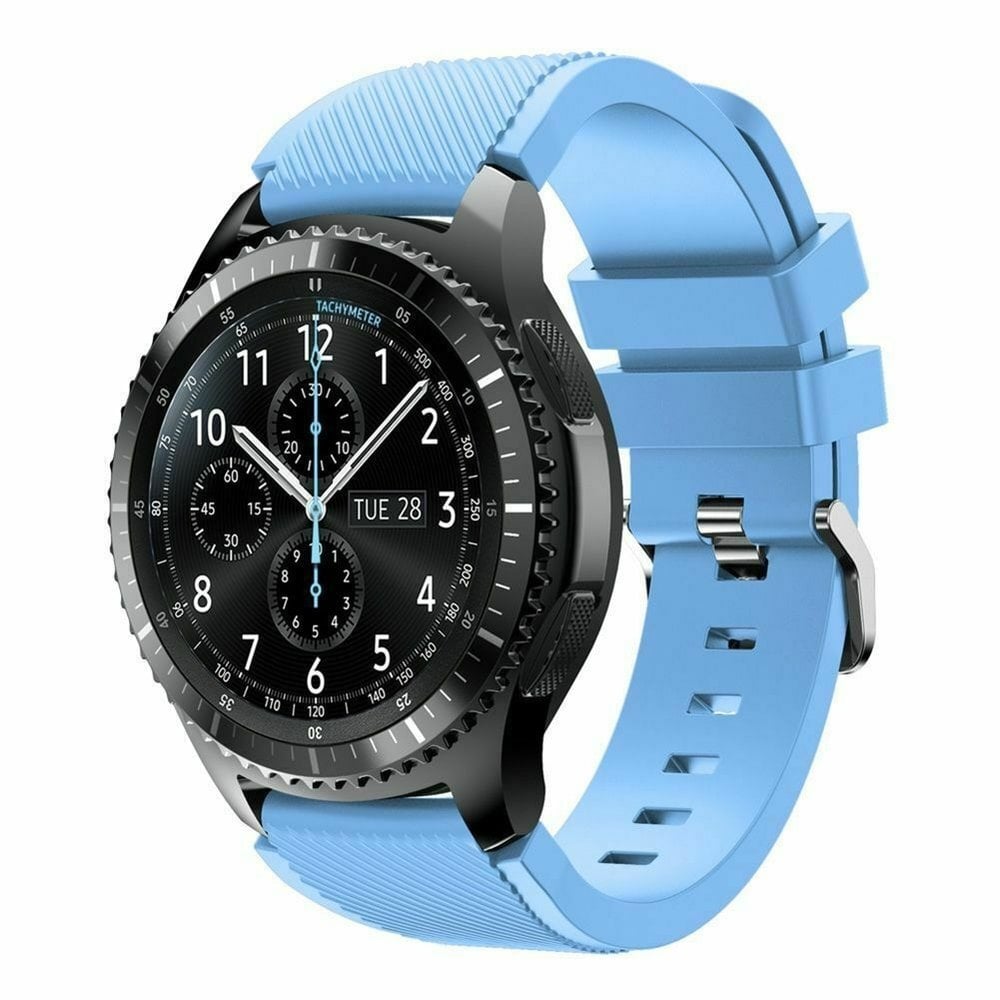 Strap-it Strap-it Bracelet silicone Samsung Galaxy Watch 46mm (bleu sable)