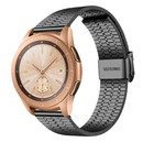 Strap-it Strap-it Bracelet acier inoxydable  Samsung Galaxy Watch 42mm (noir)