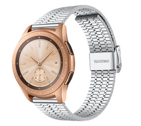 Strap-it Bracelet acier inoxydable Samsung Galaxy Watch 42mm (argent)