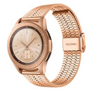 Strap-it Strap-it Bracelet acier inoxydable Samsung Galaxy Watch 42mm (or rose)