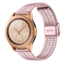 Strap-it Strap-it Bracelet acier inoxydable Samsung Galaxy Watch 42mm (rose)