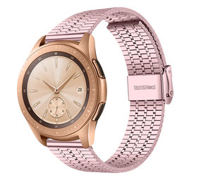 Strap-it Bracelet acier inoxydable Samsung Galaxy Watch 42mm (rose)