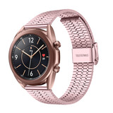Strap-it Bracelet acier inoxydable Samsung Galaxy Watch 3 41mm (rose)