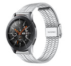 Strap-it Strap-it Bracelet acier inoxydable Samsung Galaxy Watch 46mm (argent)nt)