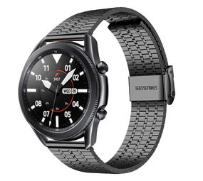 Strap-it Bracelet acier inoxydable Samsung Galaxy Watch 3 45mm (noir)