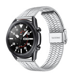 Strap-it Bracelet acier inoxydable Samsung Galaxy Watch 3 45mm (argent)