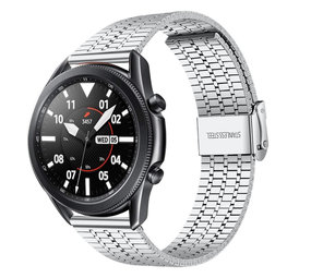 Strap-it Bracelet acier inoxydable Samsung Galaxy Watch 3 45mm (argent)