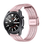 Strap-it Bracelet acier inoxydable Samsung Galaxy Watch 3 45mm (rose)
