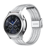 Strap-it Bracelet acier inoxydable Samsung Gear S3 (argent)