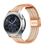 Strap-it Bracelet acier inoxydable Samsung Gear S3 (or rose)
