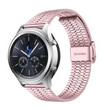 Strap-it Bracelet acier inoxydable Samsung Gear S3 (rose)