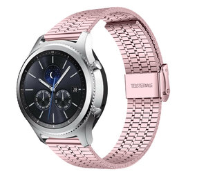 Strap-it Bracelet acier inoxydable Samsung Gear S3 (rose)