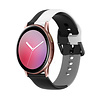 Strap-it Strap-it Bracelet triple sport Samsung Galaxy Watch Active (noir-blanc-gris) Strap-it Strap-it Bracelet triple sport Samsung Galaxy Watch Active (noir-blanc-gris)