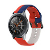 Strap-it Strap-it Bracelet triple sport Samsung Galaxy Watch 46mm (rouge-blanc-bleu) Strap-it Strap-it Bracelet triple sport Samsung Galaxy Watch 46mm (rouge-blanc-bleu)