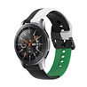Strap-it Strap-it Bracelet triple sport Samsung Galaxy Watch 46mm (noir-blanc-vert) Strap-it Strap-it Bracelet triple sport Samsung Galaxy Watch 46mm (noir-blanc-vert)