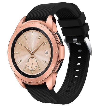 Strap-it Strap-it Bracelet silicone Samsung Galaxy Watch 42mm (noir)