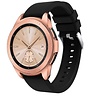 Strap-it Strap-it Bracelet silicone Samsung Galaxy Watch 42mm (noir) Strap-it Strap-it Bracelet silicone Samsung Galaxy Watch 42mm (noir)