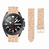 Strap-it Strap-it Bracelet cuir pailleté Samsung Galaxy Watch 3 45mm (or rose) Strap-it Strap-it Bracelet cuir pailleté Samsung Galaxy Watch 3 45mm (or rose)
