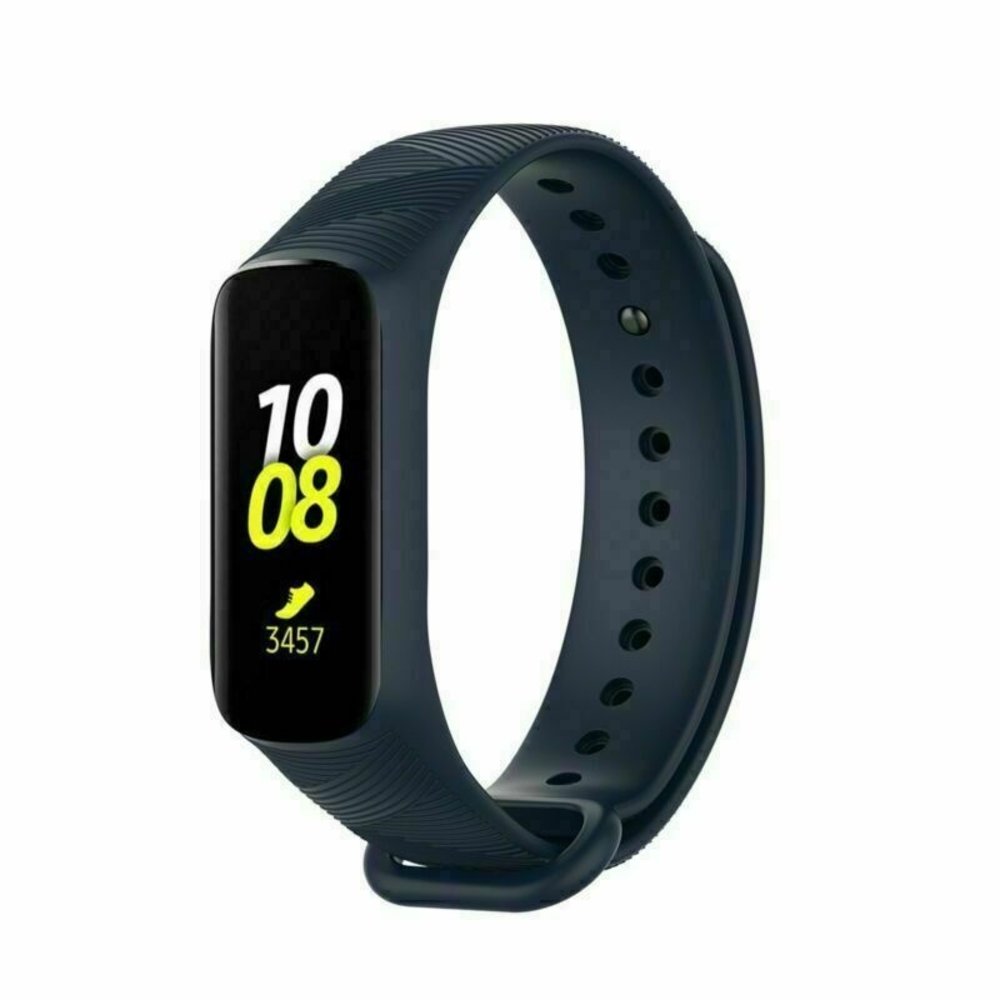 Strap-it Strap-it Bracelet silicone Samsung Galaxy Fit e (bleu foncé)