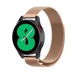 Strap-it Bracelet Milanais Samsung Galaxy Watch 4 40mm (or rose)