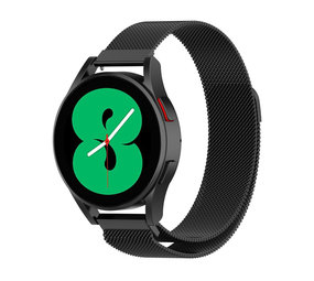 Strap-it Bracelet Milanais Samsung Galaxy Watch 4 44mm (noir)