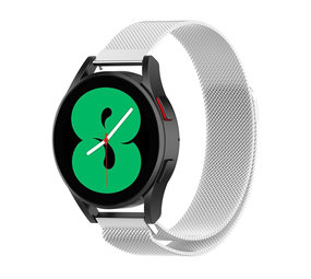 Strap-it Bracelet Milanais Samsung Galaxy Watch 4 44mm (argent)