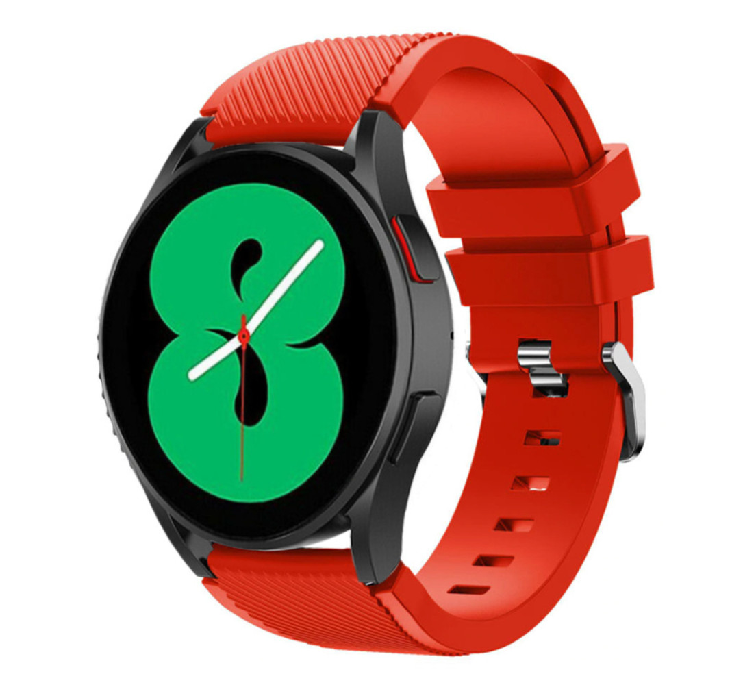 Strap-it Strap-it Bracelet silicone Samsung Galaxy Watch 4 40mm (rouge)