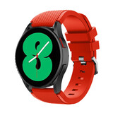 Strap-it Bracelet silicone Samsung Galaxy Watch 4 40mm (rouge)