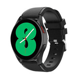 Strap-it Bracelet silicone Samsung Galaxy Watch 4 44mm (noir)